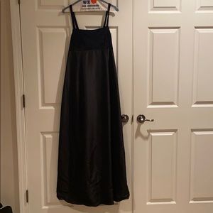 Black fancy maternity dress